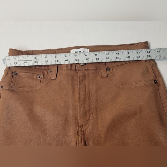 PISTOLA ALINE High Rise Skinny in Coated Cognac Pants/Jeans size 30-in - Picture 7 of 12